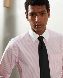 Black Fine Twill Silk Tie
