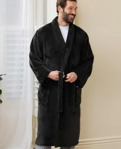 Black Fleece Dressing Gown