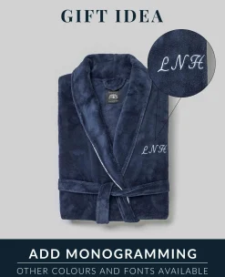Black Fleece Dressing Gown