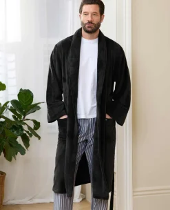 Black Fleece Dressing Gown