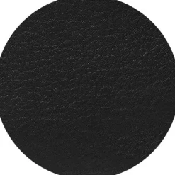 Black Leather Classic Tab Coin Wallet
