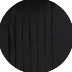 Black Pleated Fly Front Classic Fit Dress Shirt - Double Cuff