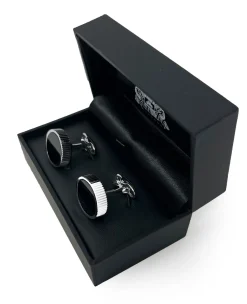 Black Semi Precious Stone Cufflinks