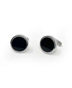 Black Semi Precious Stone Cufflinks