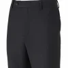 Black Wool Blend Suit Trousers