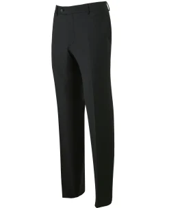 Black Wool-Blend Tailored Suit