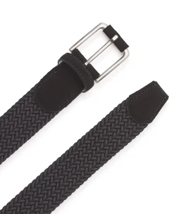 Black Woven Belt