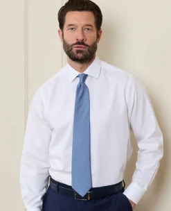 Blue Chain Silk Tie