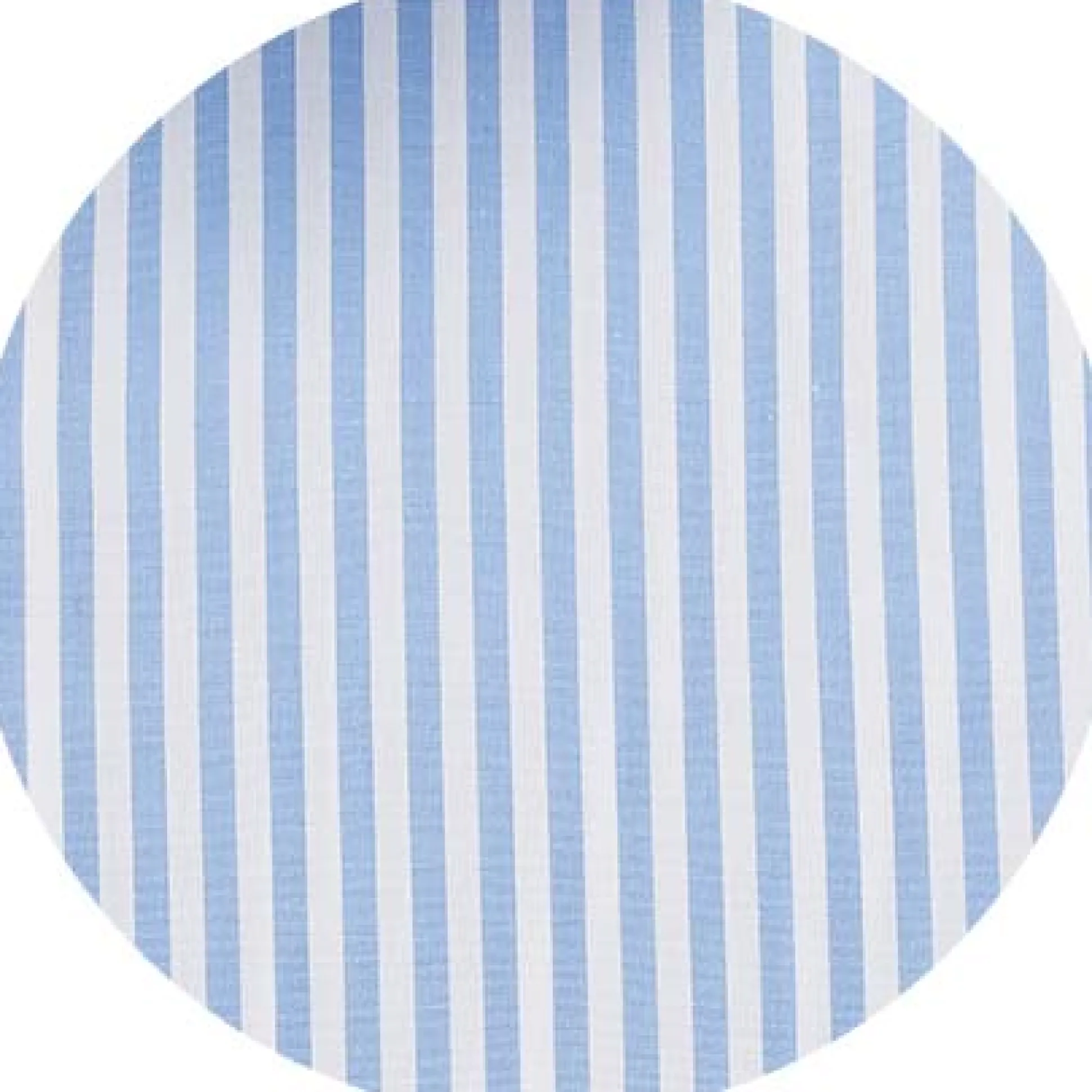 Blue Cotton Bengal Stripe Classic Fit Smart-Casual Shirt - Single Cuff