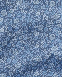 Blue Cotton Floral Lounge Pants