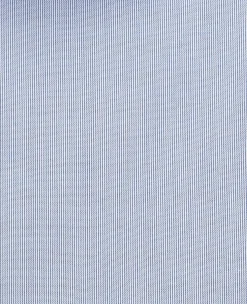 Blue Cotton Poplin Stripe Classic Fit Winchester Formal Shirt - Double Cuff