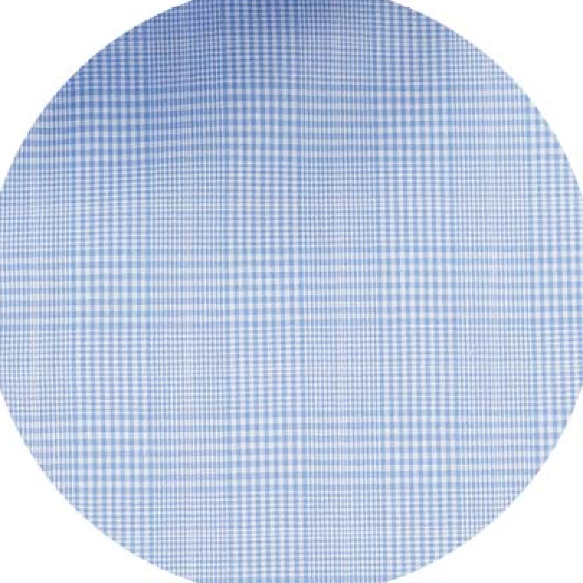 Blue Cotton Prince of Wales Check Slim Fit Formal Shirt - Single Cuff
