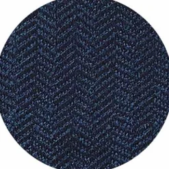 Blue Cotton Rich Herringbone Three Pack Socks
