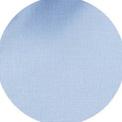 Blue Dobby Slim Fit Smart-Casual Shirt - Single Cuff