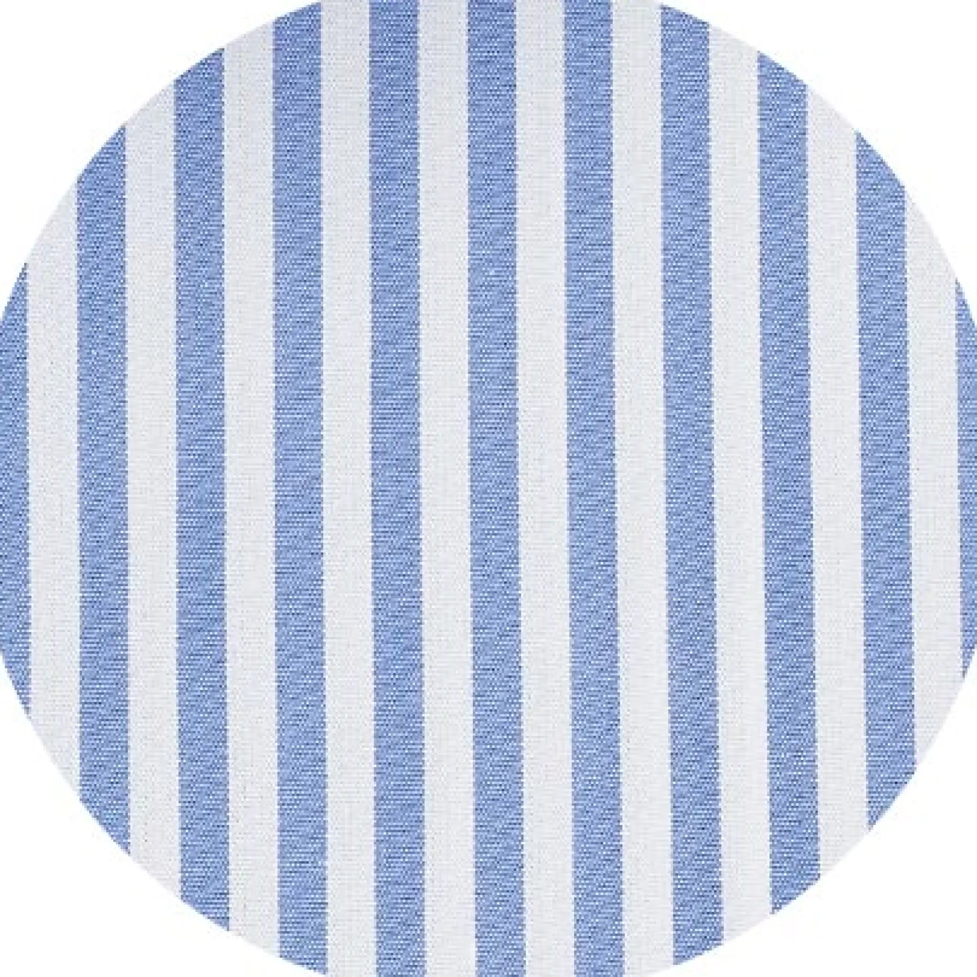 Blue Slim Fit Striped Formal Shirt - Single Cuff