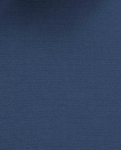 Blue Stretch Textured Cotton Slim Fit Formal Shirt - Single Cuff