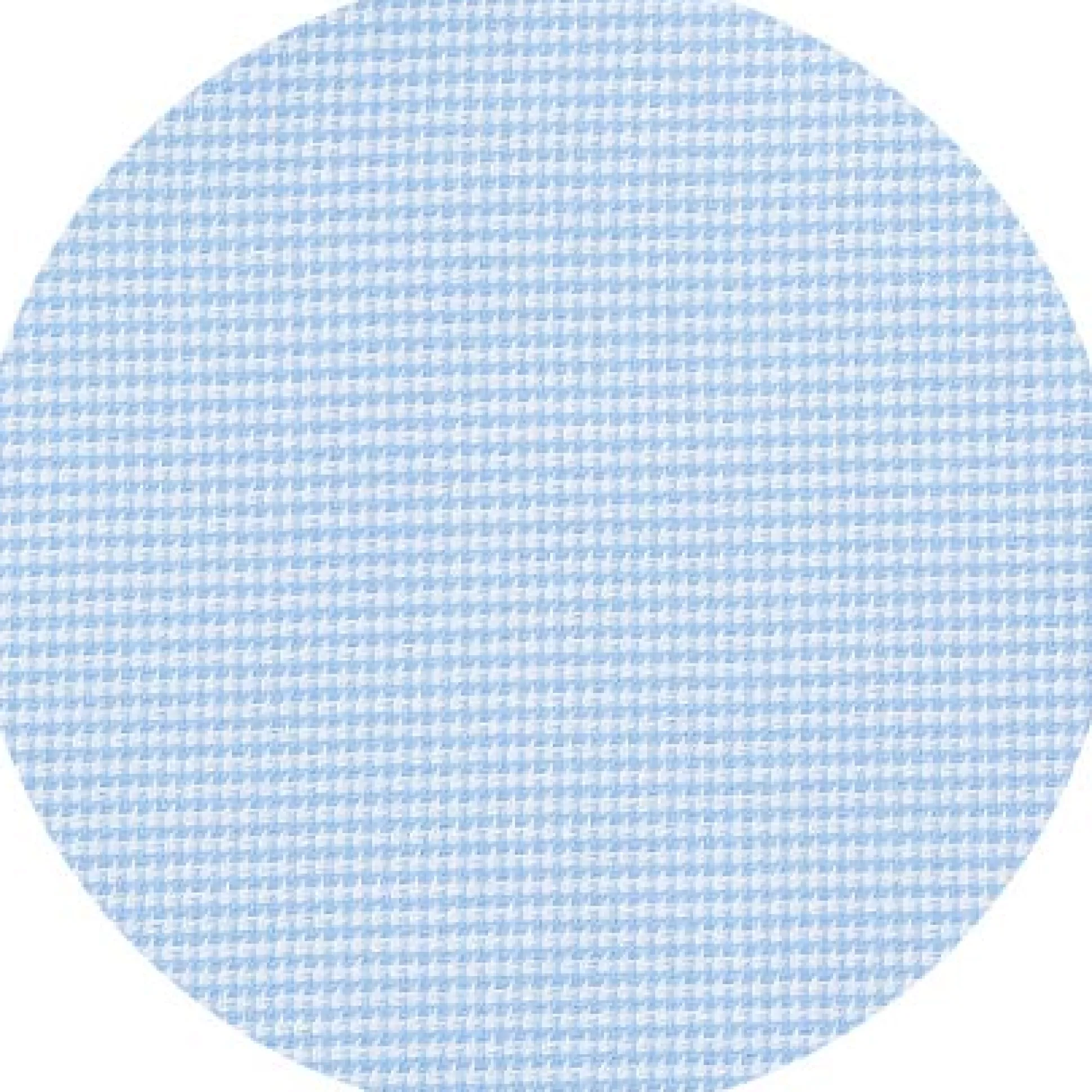 Blue Textured Cotton Puppytooth Slim Fit Winchester Formal Shirt - Double Cuff