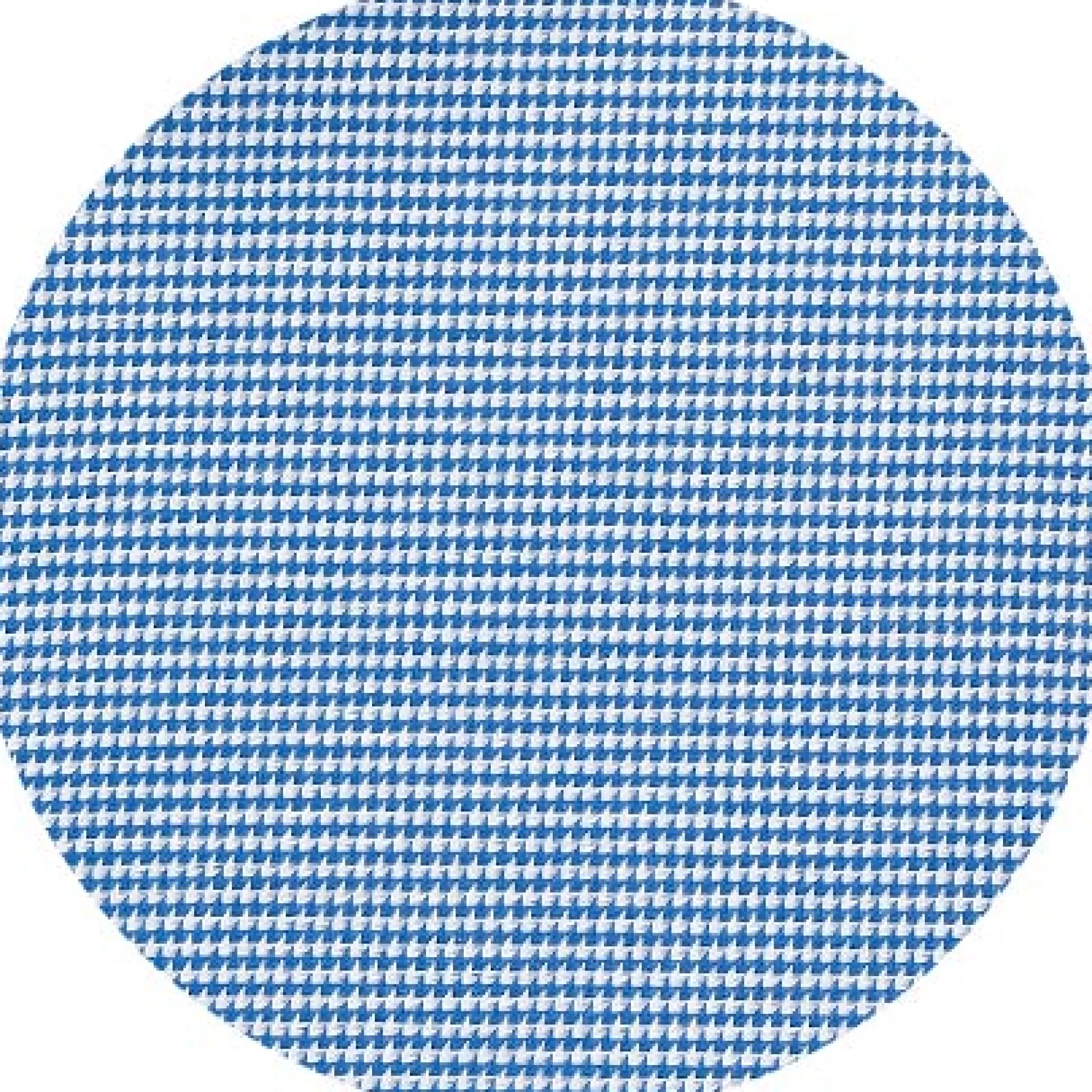 Blue White Cotton Puppytooth Slim Fit Winchester Formal Shirt - Double Cuff