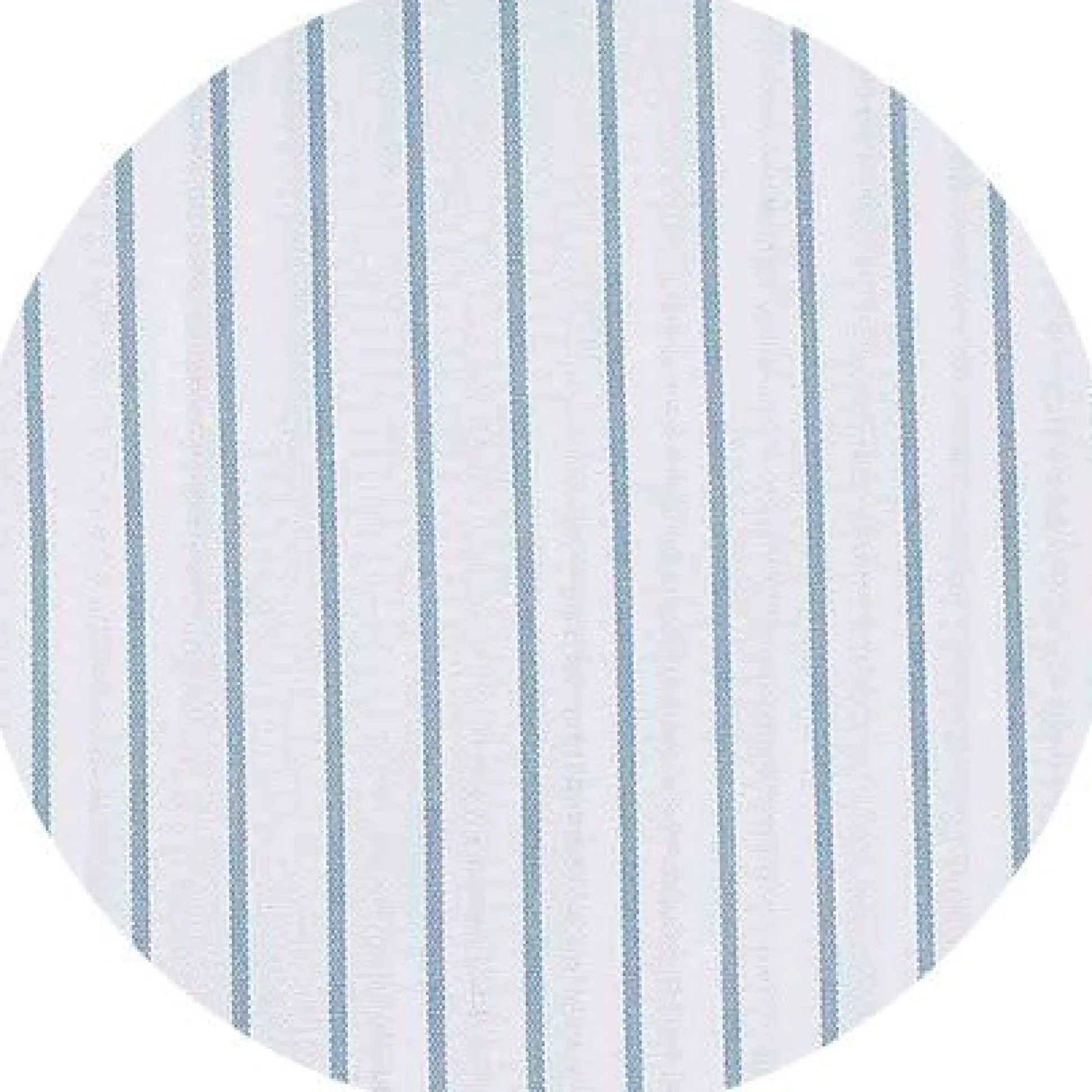 Blue White Stripe Cotton Slim Fit Formal shirt - Double Cuff