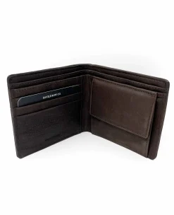 Brown Leather Billfold Wallet
