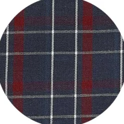 Burgundy Cotton Window Check Pyjamas