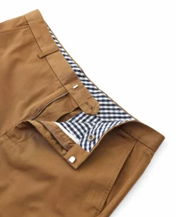 Cappuccino Stretch Cotton Tailored Fit Chino Shorts