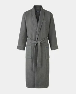 Charcoal Waffle Dressing Gown