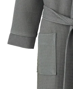 Charcoal Waffle Dressing Gown