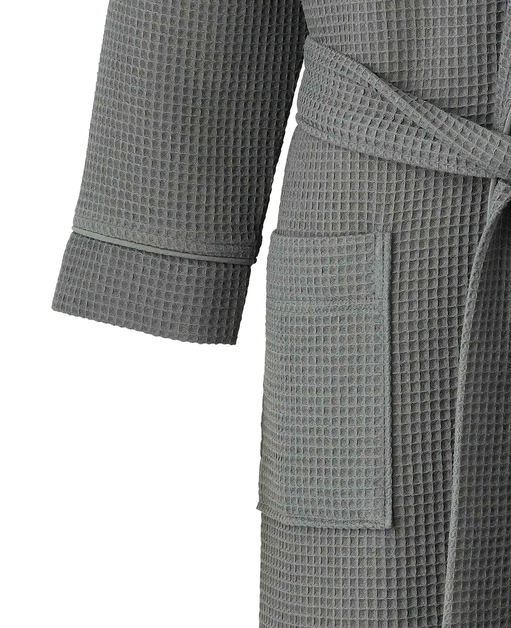 Charcoal Waffle Dressing Gown