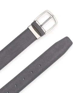 Dark Grey Suede Belt