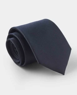 Dark Navy Silk Tie