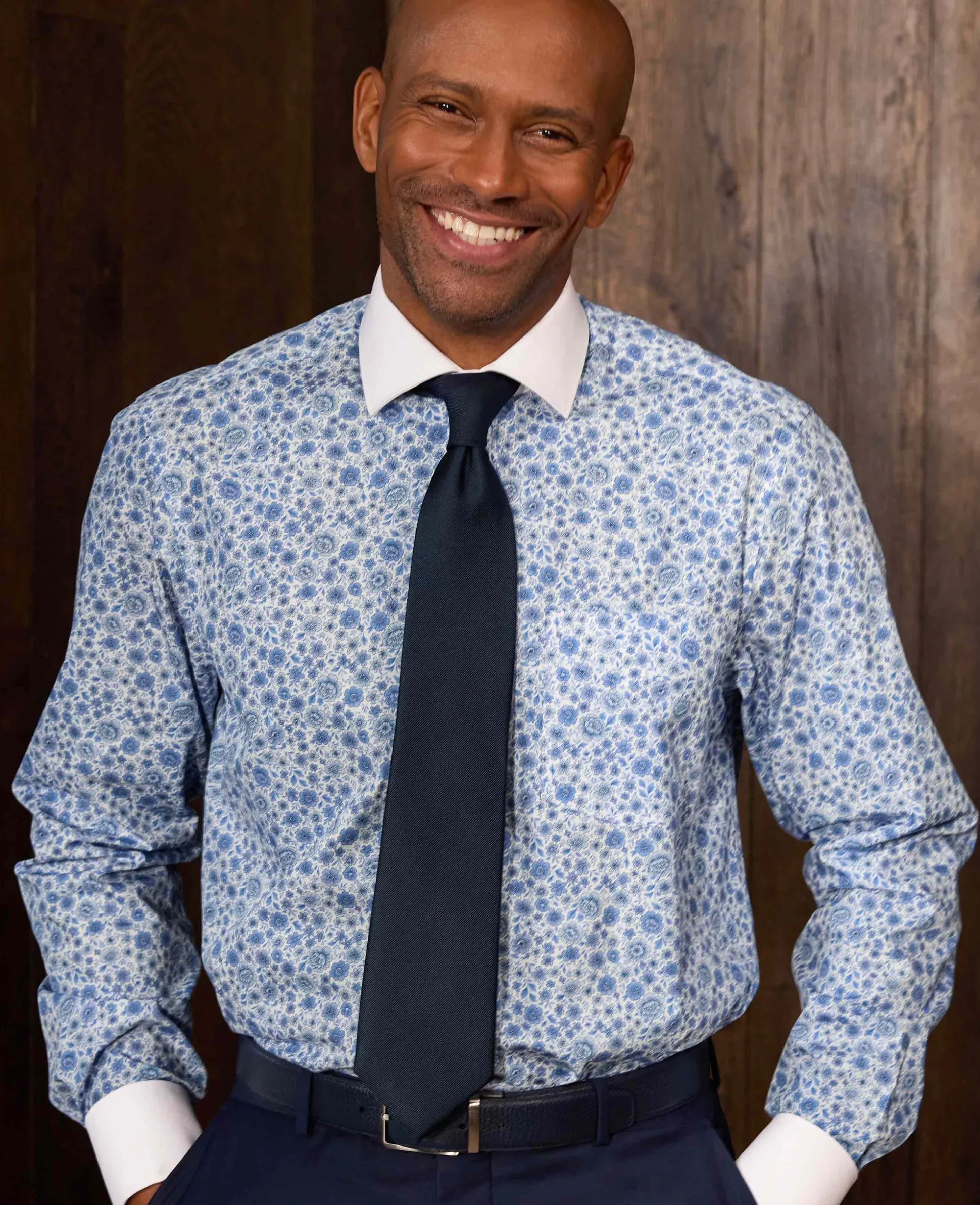 Dark Navy Silk Tie