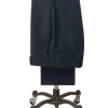 Dark Navy Wool Blend Suit Trousers