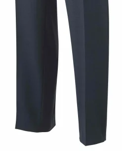 Dark Navy Wool Blend Suit Trousers