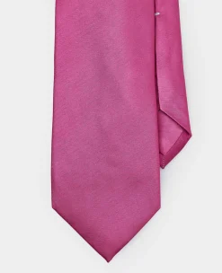Dark Pink Seven Fold Silk Tie