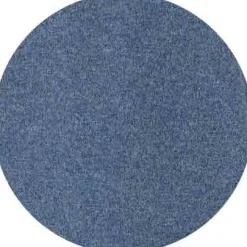 Denim Blue Merino Wool Cashmere Crew Neck Jumper