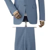 Denim Navy Wool Blend Tailored Suit