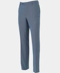 Denim Navy Wool Blend Tailored Suit