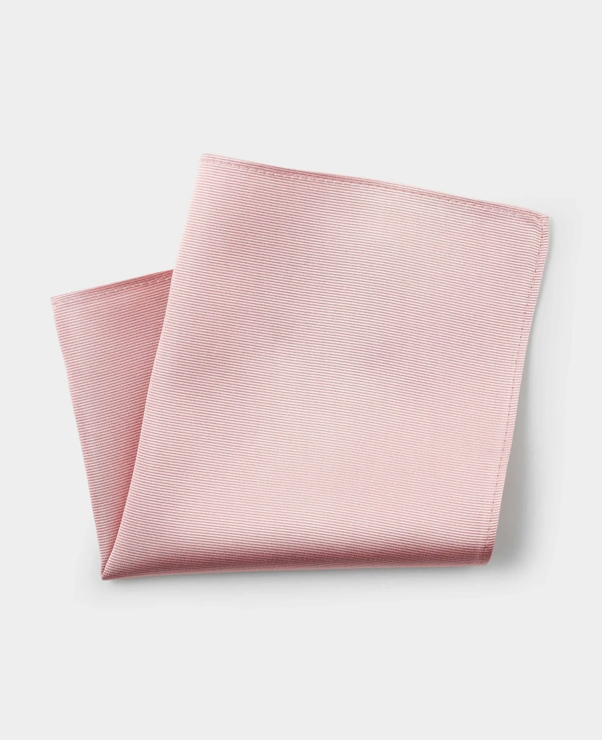 Dusty Pink Fine Twill Silk Pocket Square