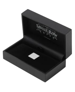 Engravable Sterling Silver Square Lapel Pin