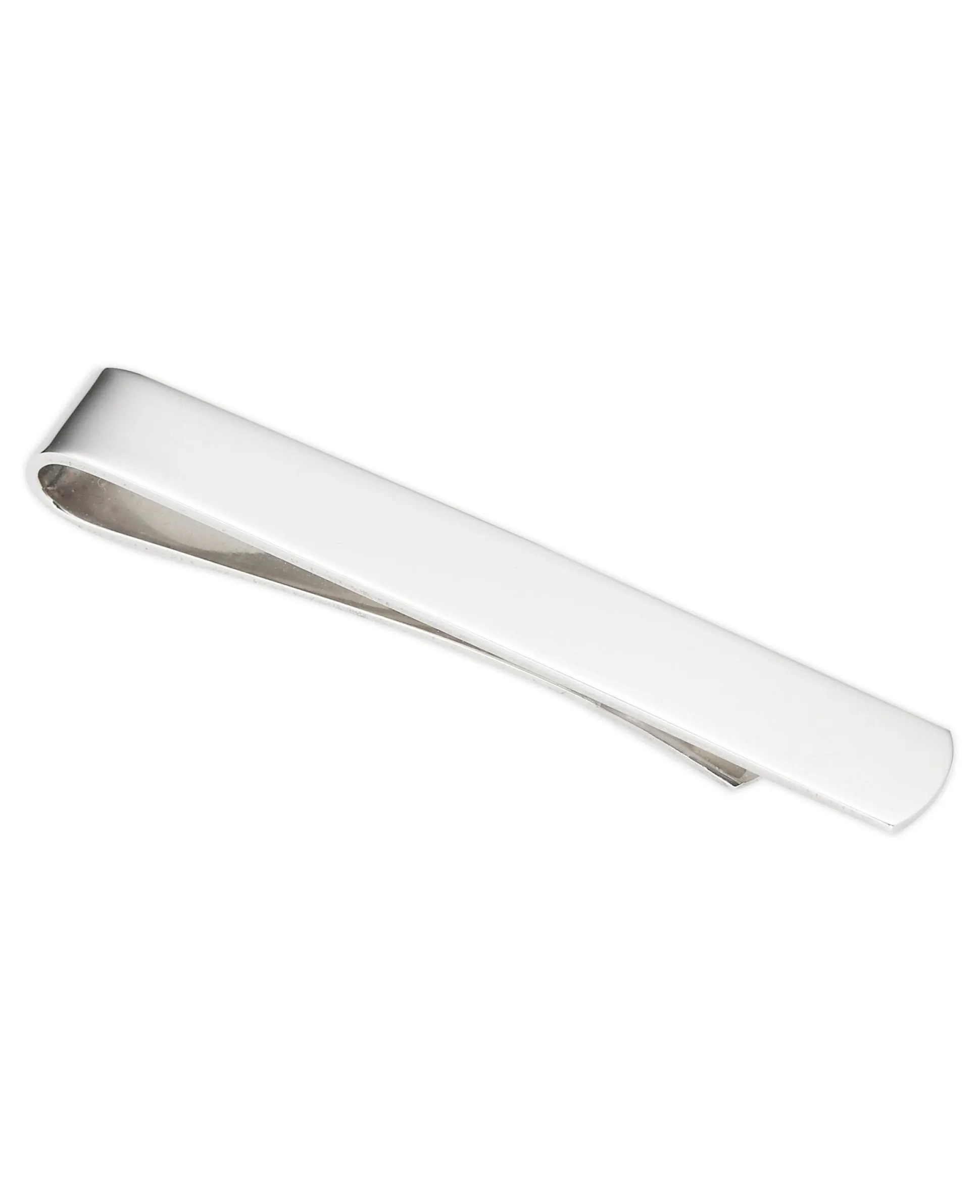 Engravable Sterling Silver Tie Clip