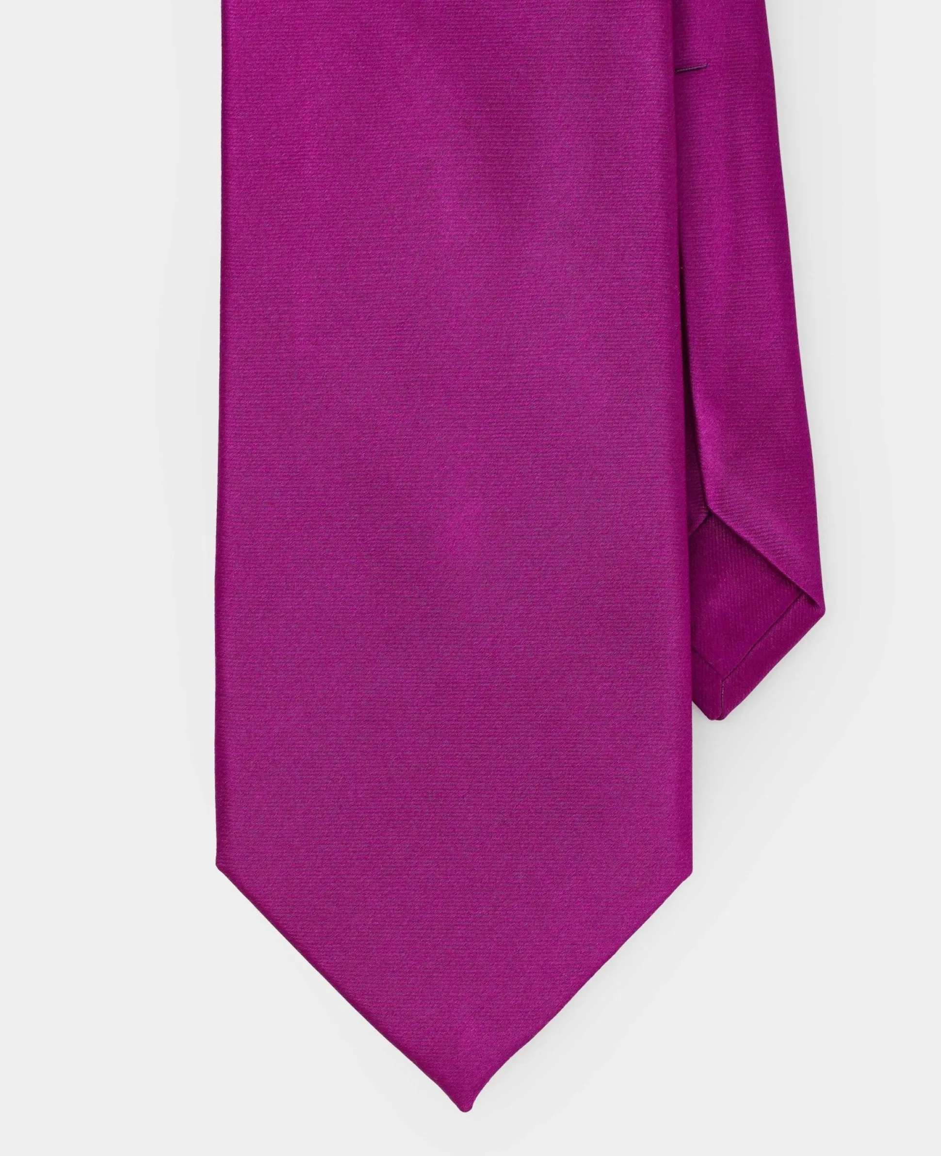 Fuchsia Seven Fold Silk Tie