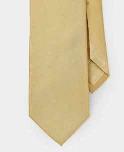 Gold Seven Fold Silk Tie