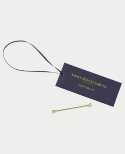 Gold-Tone Collar Pin