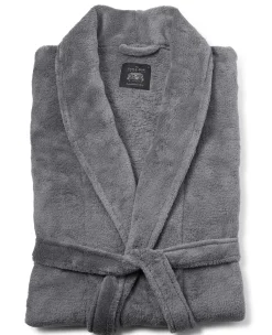 Grey Fleece Dressing Gown
