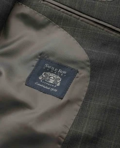 Grey Prince of Wales Check Wool Blend Tailored Suit