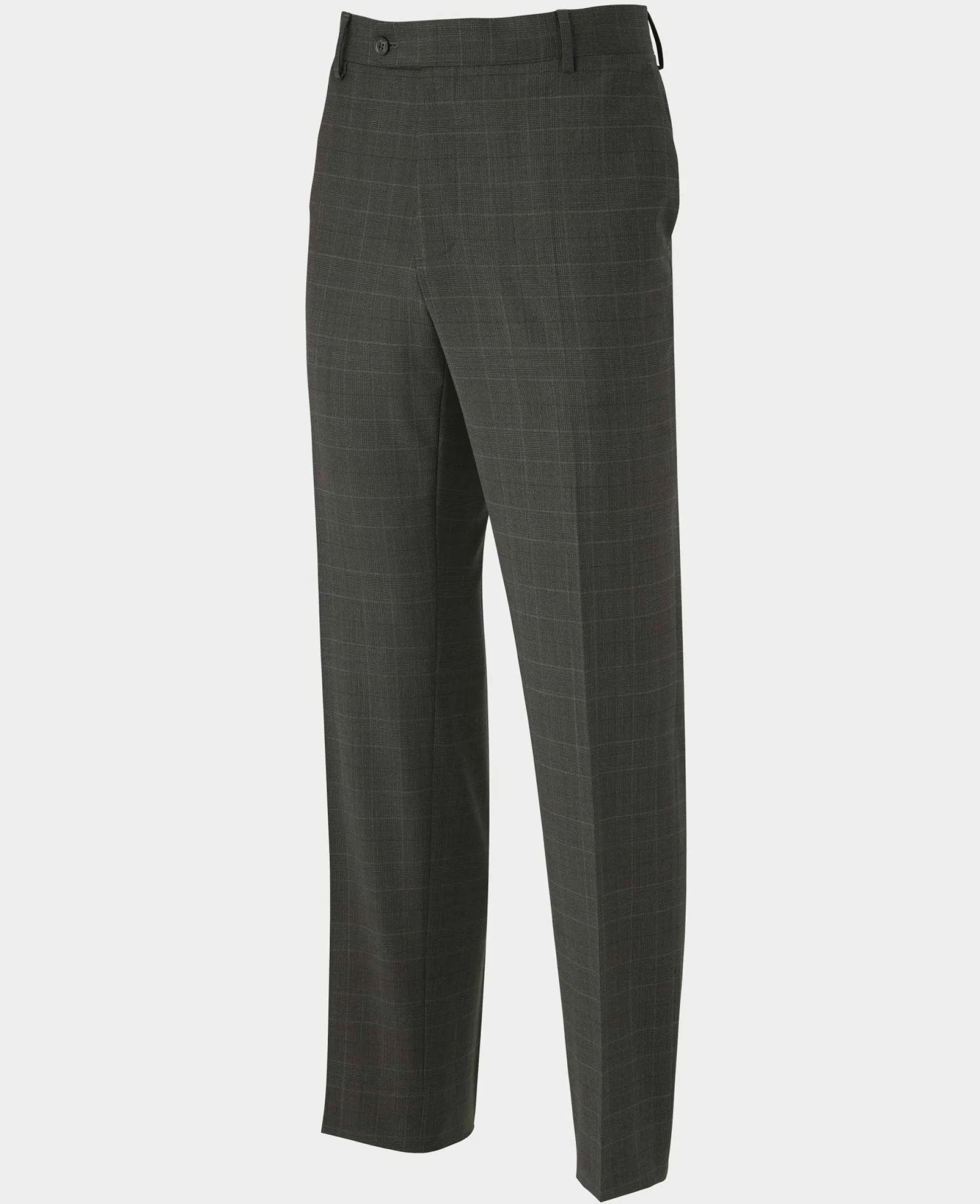 Grey Prince of Wales Check Wool Blend Tailored Suit