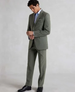 Grey Wool-Blend Tailored Suit