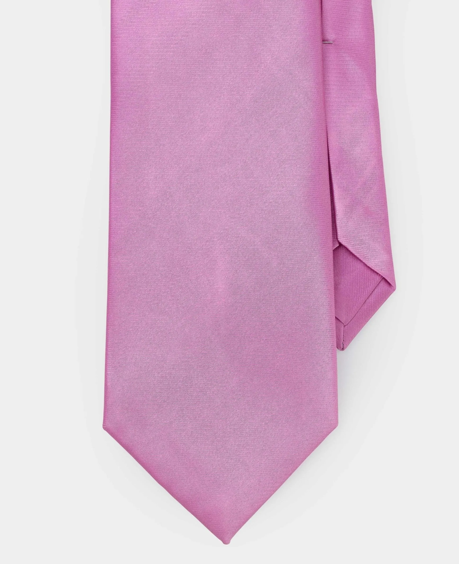 Hot Pink Seven Fold Silk Tie