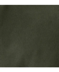 Khaki Cotton Babycord Classic Fit Casual Shirt